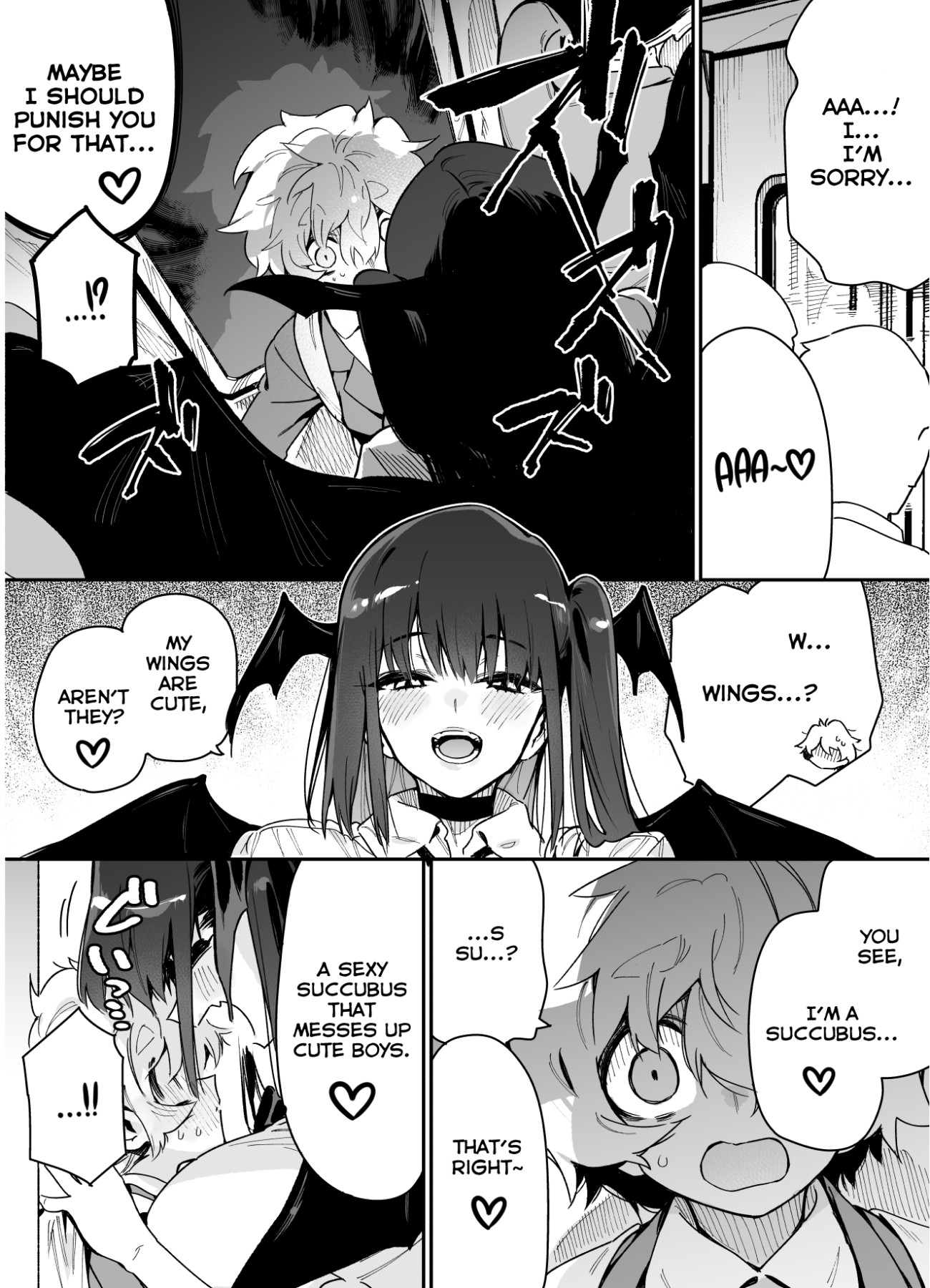 Hentai Manga Comic-Story of the Boy Who Gets Assaulted on the Train to School by a Girl from His Class-Read-7